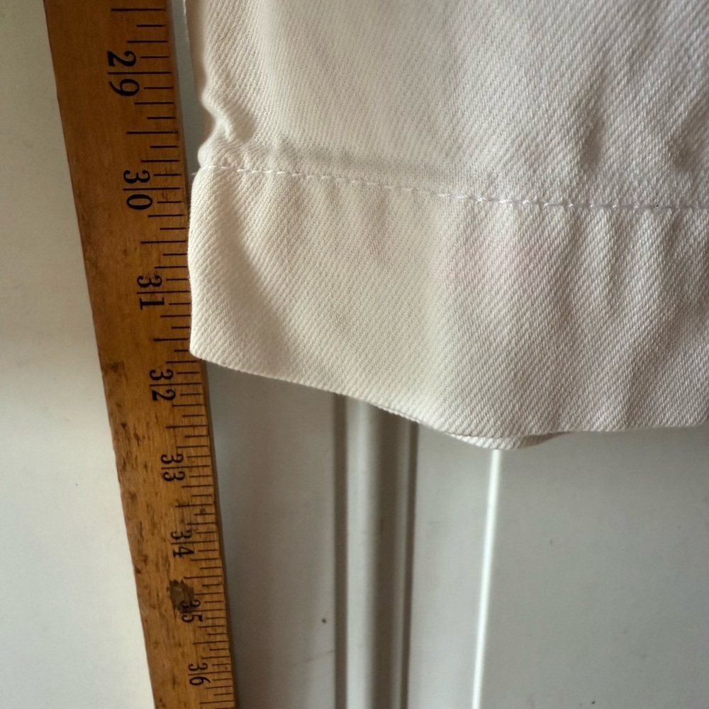 🎯60% OFF!Wild Fable White Mid Rise Cargo Baggy Jeans - Picture 8 of 9